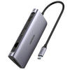 Adaptador Multipuerto UGREEN 9 en 1: HDMI 4K, Red Gigabit y PD de 100W