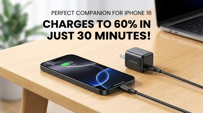 Cargador UGREEN Mini 30W: Tecnología GaN II, PD 3.0 y Carga Ultrarrápida