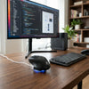 Mouse Inalámbrico Jaltech Dock Sky W605: Conexión Dual, Base de Carga RGB y Clic Silencioso