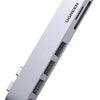Adaptador Multipuerto UGREEN 60560 6 en 2: Thunderbolt 3, PD 100W y Aluminio Premium