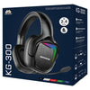 Movisun KG-300: Audífonos Gamer Híbridos (2.4G + Bluetooth), Sonido Envolvente y Luces RGB