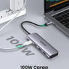 Adaptador Multipuerto UGREEN 6 en 1: HDMI 4K, PD 100W y Lector SD/TF