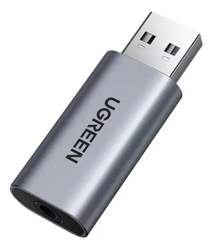 Adaptador de Audio Externo USB UGREEN CM383: Sonido Hi-Fi de 24 bits, Chip SSS1700 y Diseño Ultra Delgado