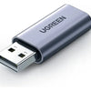 Adaptador de Audio Externo USB UGREEN CM383: Sonido Hi-Fi de 24 bits, Chip SSS1700 y Diseño Ultra Delgado