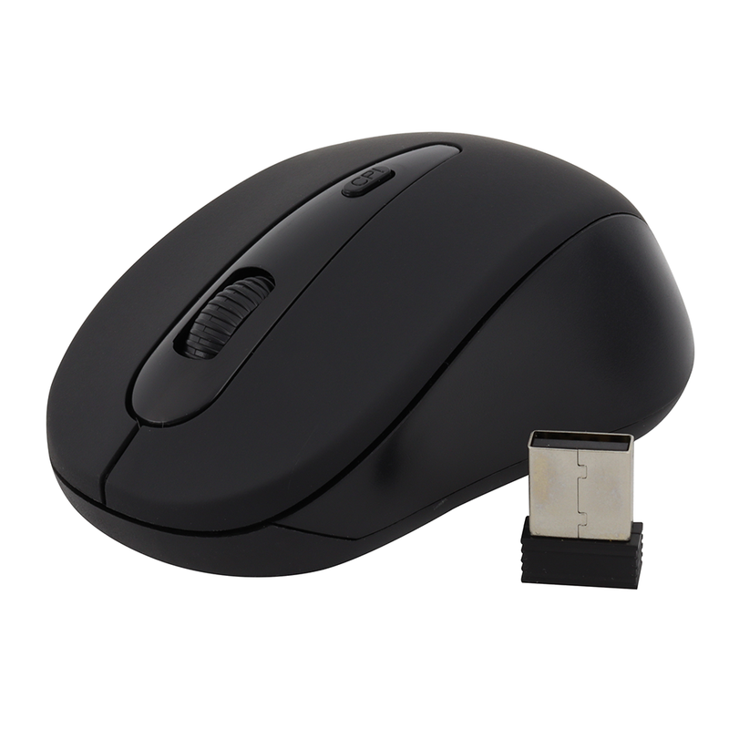 Mouse Inalámbrico Jaltech Curve WX-03B: Conexión 2.4GHz, Diseño Ergonómico y Precisión Óptica