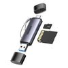 Lector de Tarjetas UGREEN 50706: USB-C/USB-A, OTG y Transferencia a 5Gbps
